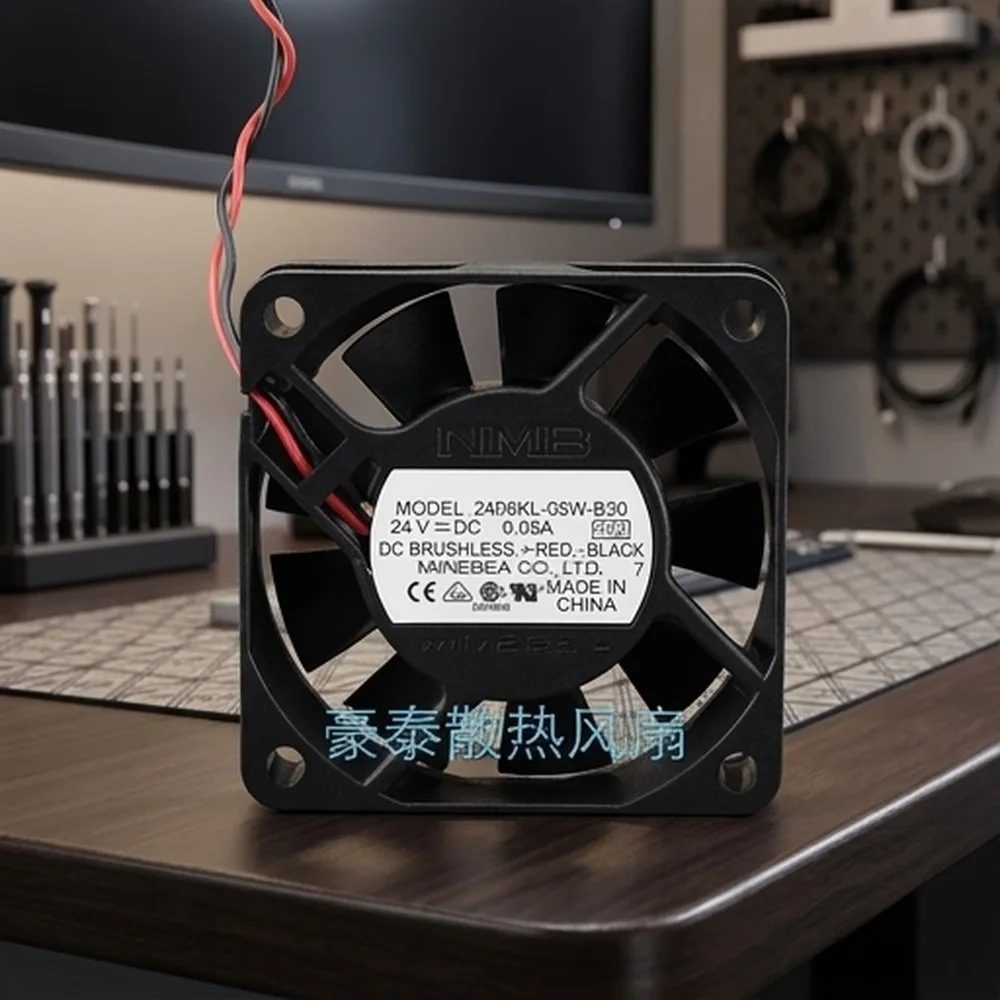 

For NMB 2406KL-05W-B20 6015 DC24V 0.08A 2-Wire Inverter Cooling Fan
