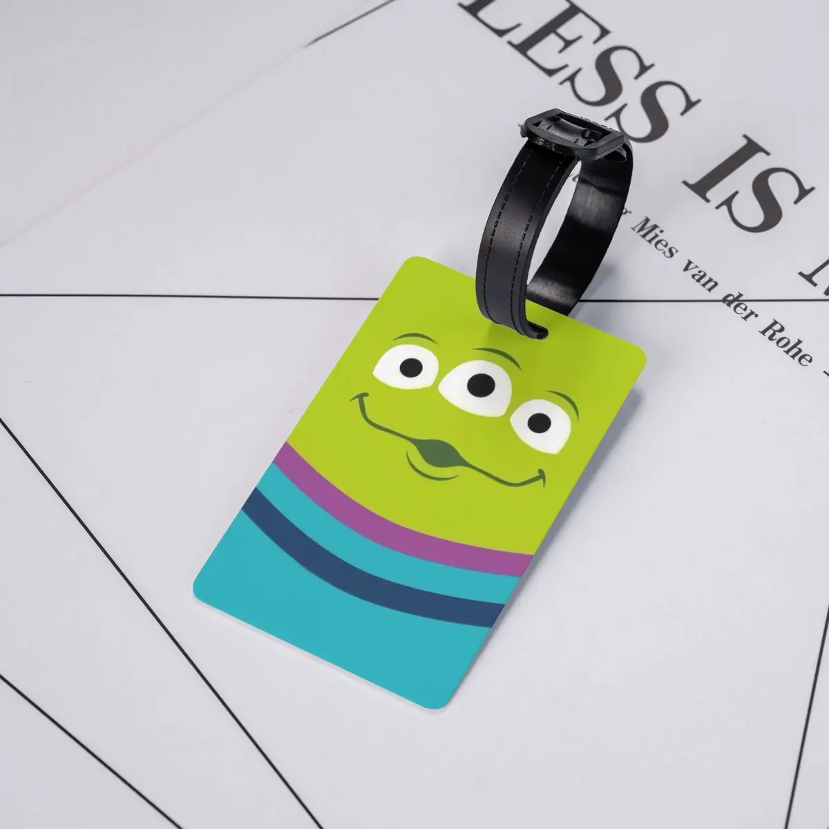 Custom Toy Story Aliens Meme Luggage Tag for Travel Suitcase Privacy Cover Name ID Card