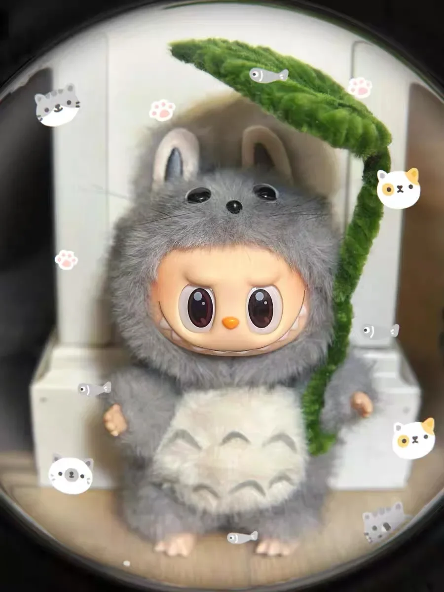 

For Labubu Accessories Clothes for V1 V2 V3 Labubu Pendants Cartoon dinosaur jumpsuit Labubu Clothes Fashion Gift