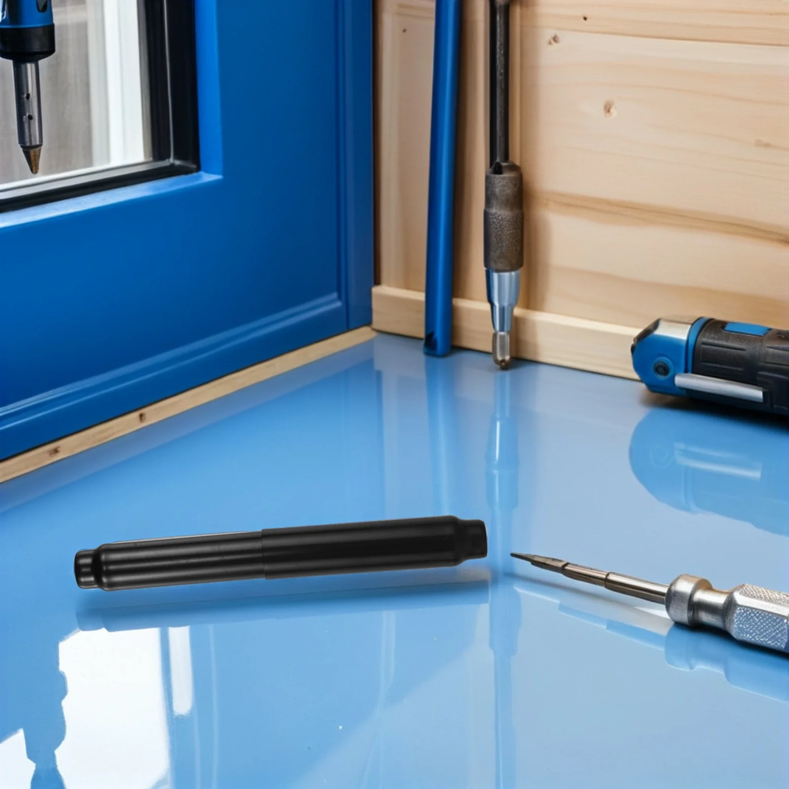 

2 Pcs Roll Paper Holder Shaft Accessories Spring Loaded Toilet Telescopic Rod Replacement Stainless Steel