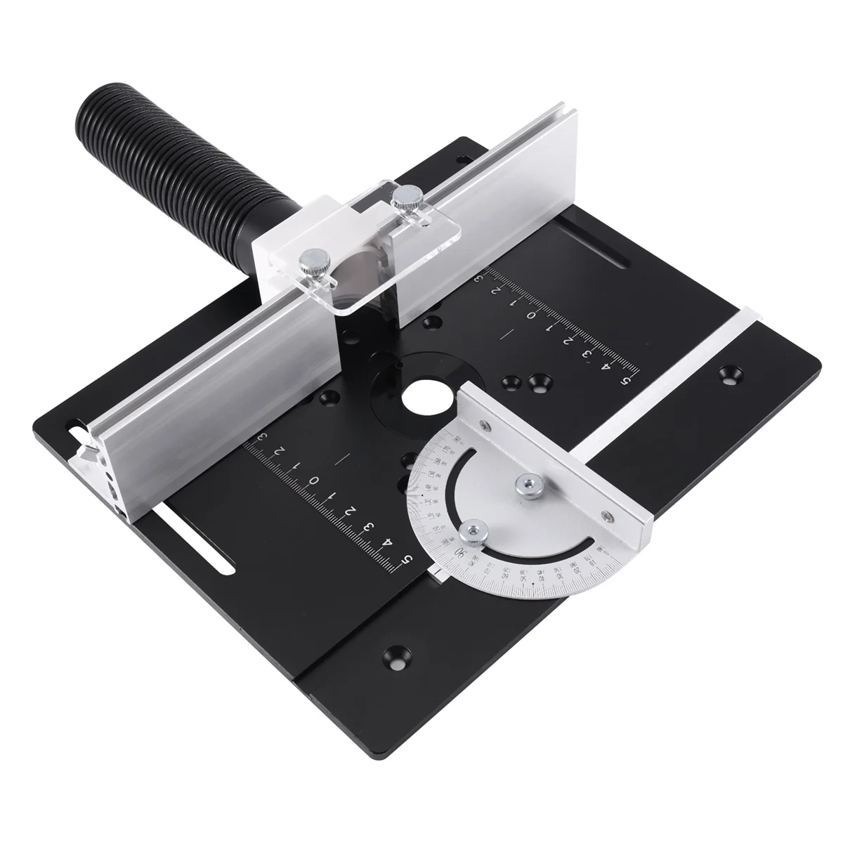 

Multifunctional Aluminium Router Table Insert Plate Woodworking Wood Router Flip Plate for Working Benche Router Plate