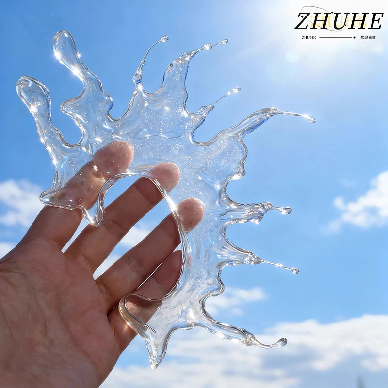 

Statement Water Splash Jewelry Accessories, Fashionable Ear Cuff for Women & Men, Unique Ear Jewelry for Birthday & Anniversary