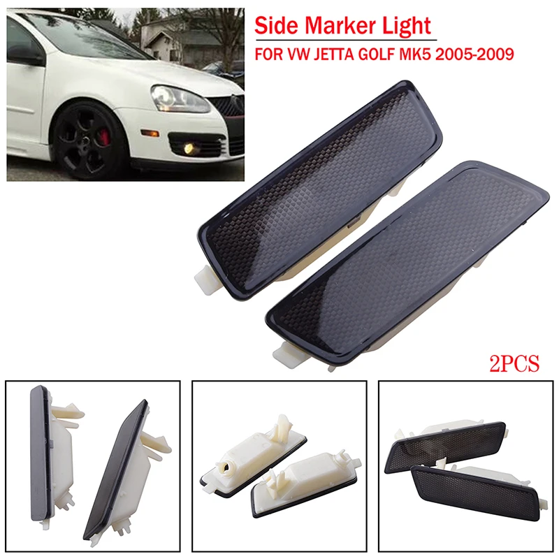 Obudowa kierunkowskazu przedniego zderzaka do VW Mk5 GTI Jetta Rabbit 2005-2009 Akcesoria do lamp bocznych 1K5945071A/072A