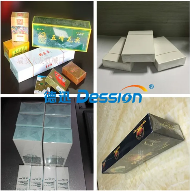 Hight Flow Box Speed Soap Pallet Wrap Shrink Box Wrapping Machine Cigarettes Packing Machine