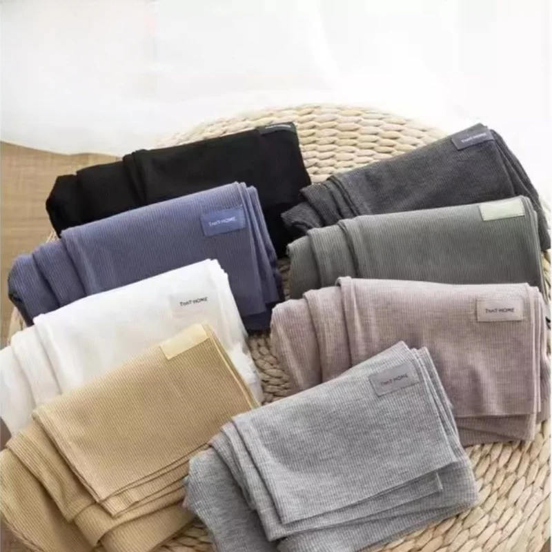 plus Size High Waist Thickened Modal Women's Leggings Autumn Trendy Seven-Foot Pants Slimming Tight Pants Casual Wear