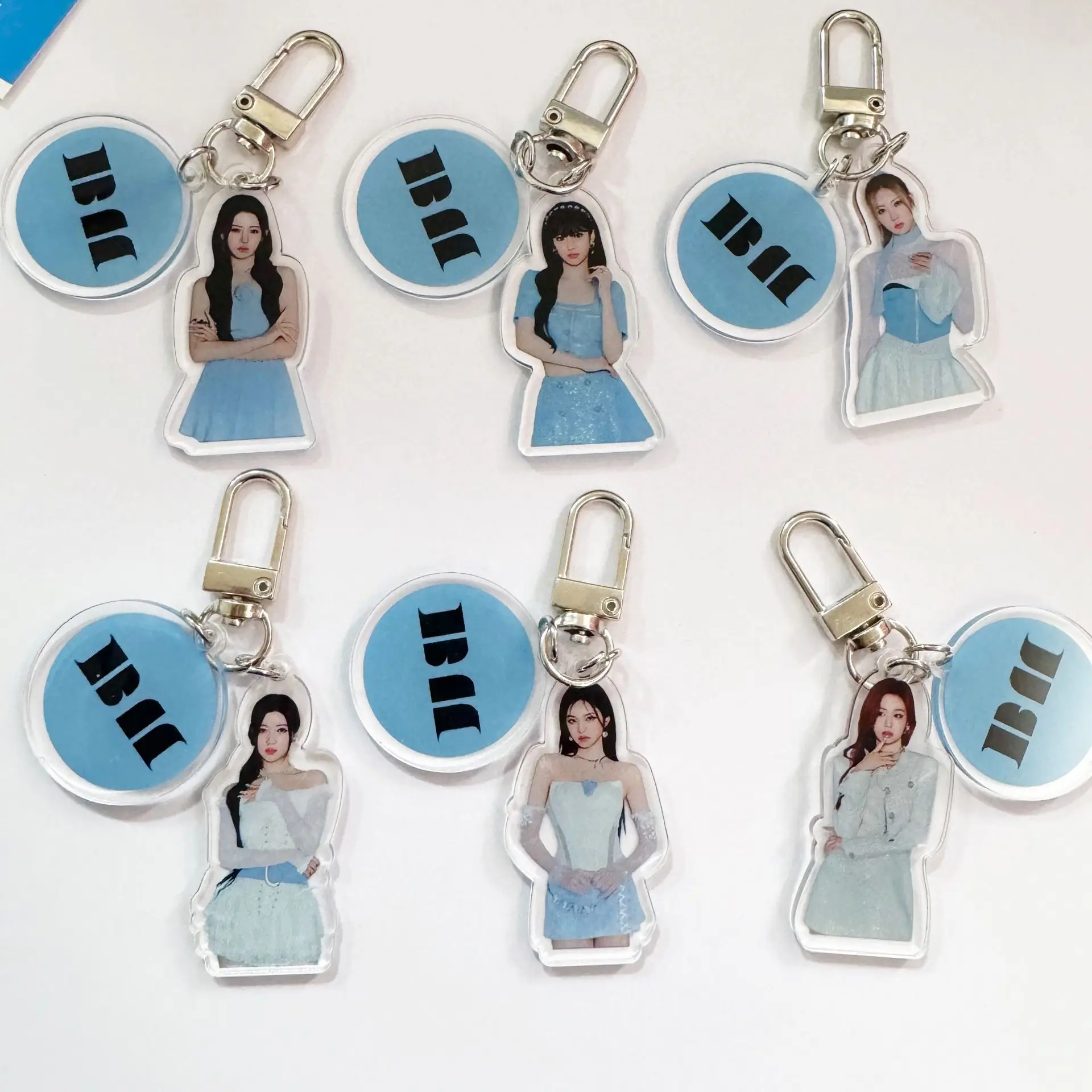 KPOP BABYMONSTER Acrylic Keychain Bag Pendant Kawaii AHYEON HARAM RORA PHARITA CHIQUITA RUKA Key Accessory Fans Collection Gift