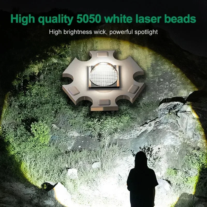 

Mini Zoomable LED Tactical Flashlight High Power Rechargeable Camping Emergency Light Work Torch Lantern