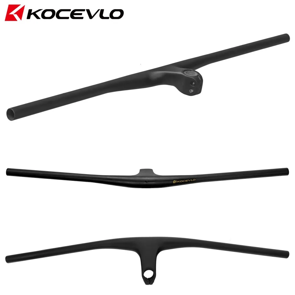 KOCEVLO MTB Lenker Carbon Integrierte 28,6mm -13 Grad Für Mountainbike 780mm Vorbau 70-100mm Fahrrad Teile