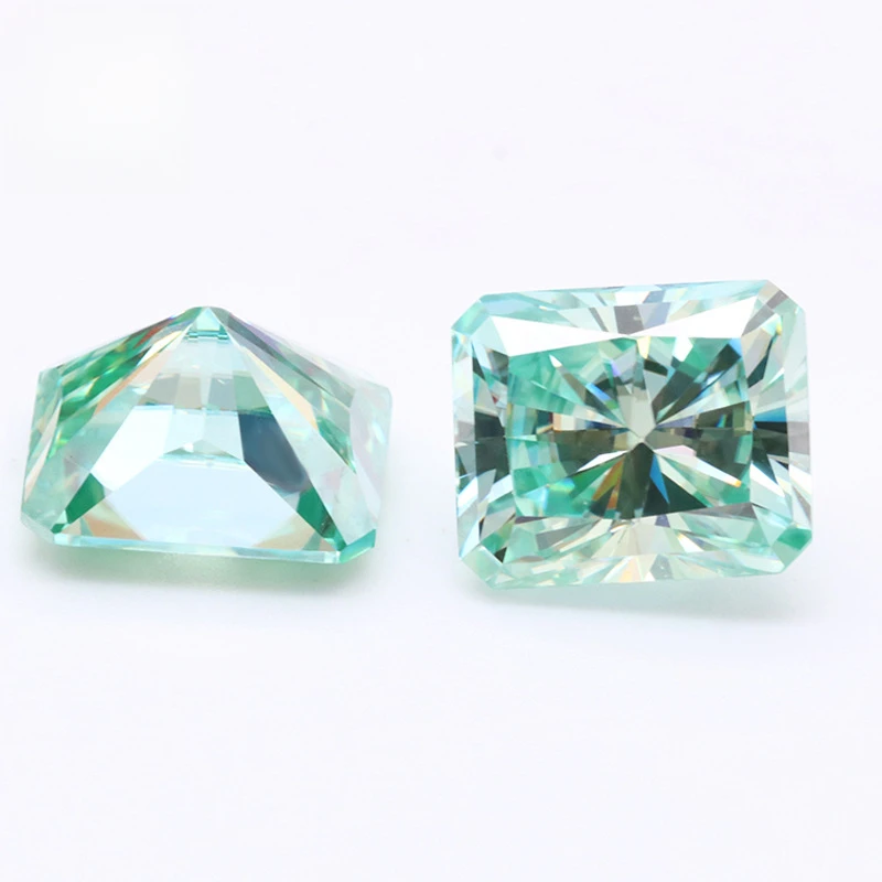 

Бирюзовый новый муассанит огранки светло-зеленый муассанит камень оптовая продажа глобальных прямых продаж с фабрики