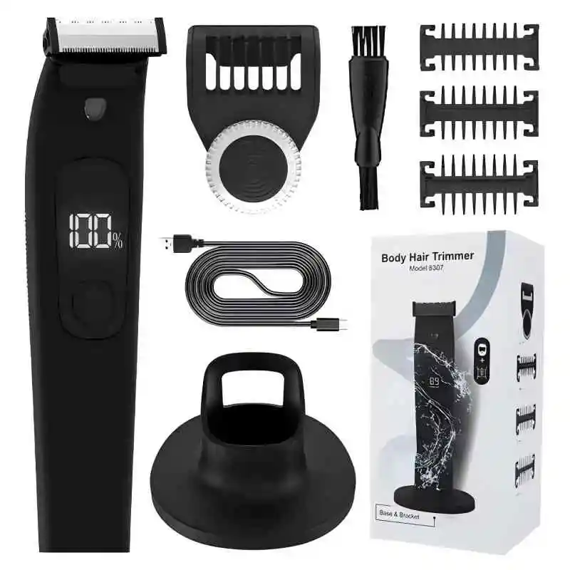 2026New Model Waterproof Rotary Razor Beard Clipper Hair Trimmer Face 5 Headed Electric Shaver Razor Rechargeable Male