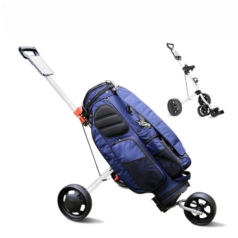 

Golf three-wheel ball chartered cart four-wheel ball chartered cart foldable ball chartered cart
