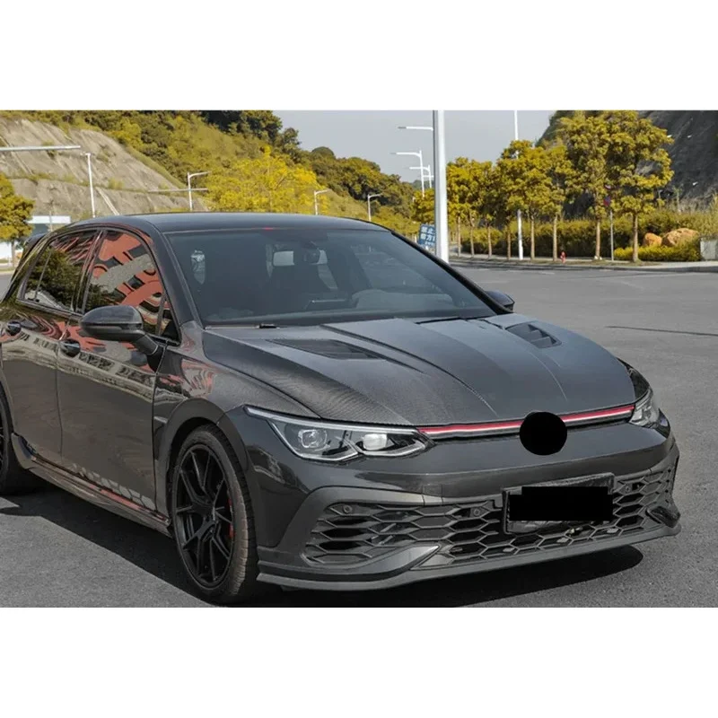 طقم هيكل غطاء المحرك من ألياف الكربون لملحقات السيارة المحدثة لشركة فولكس فاجن 8 GTI Rline Pro #3