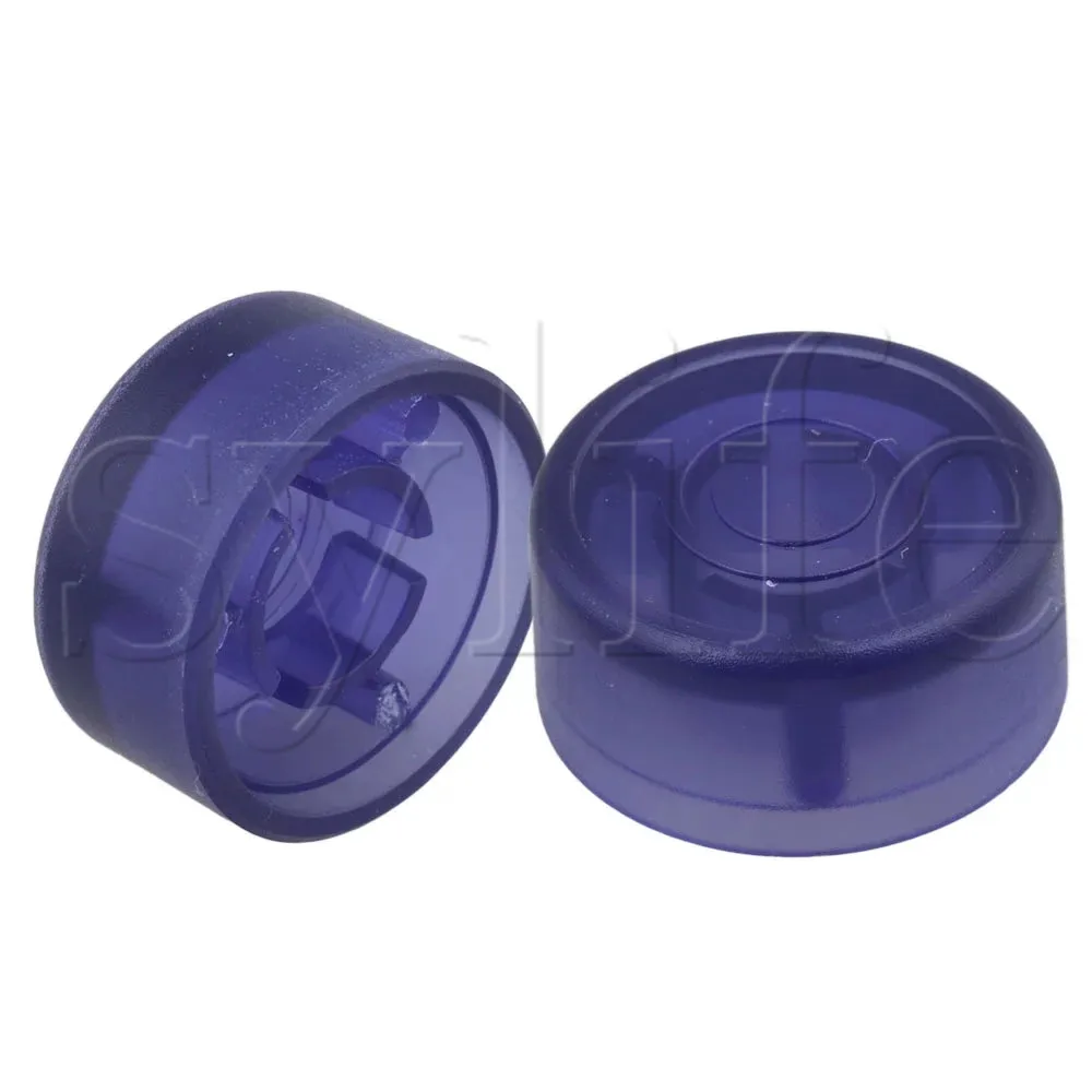 10x Dark Purple Plastic Electric Guitar Effect Pedal Knob Protection Cap