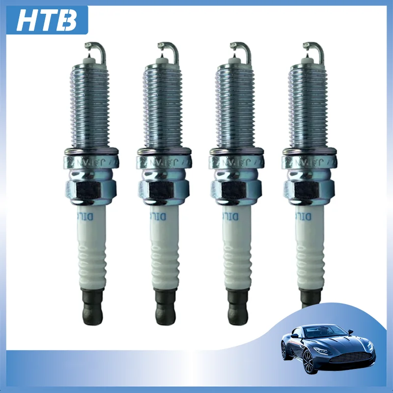 4pcs 22401-JA01B DILKAR6A-11 Dual Iridium Spark Plug For NISSAN ROGUE SENTRA 2.5 ALTIMA TEANA VERSA MICRA DILKAR6A11