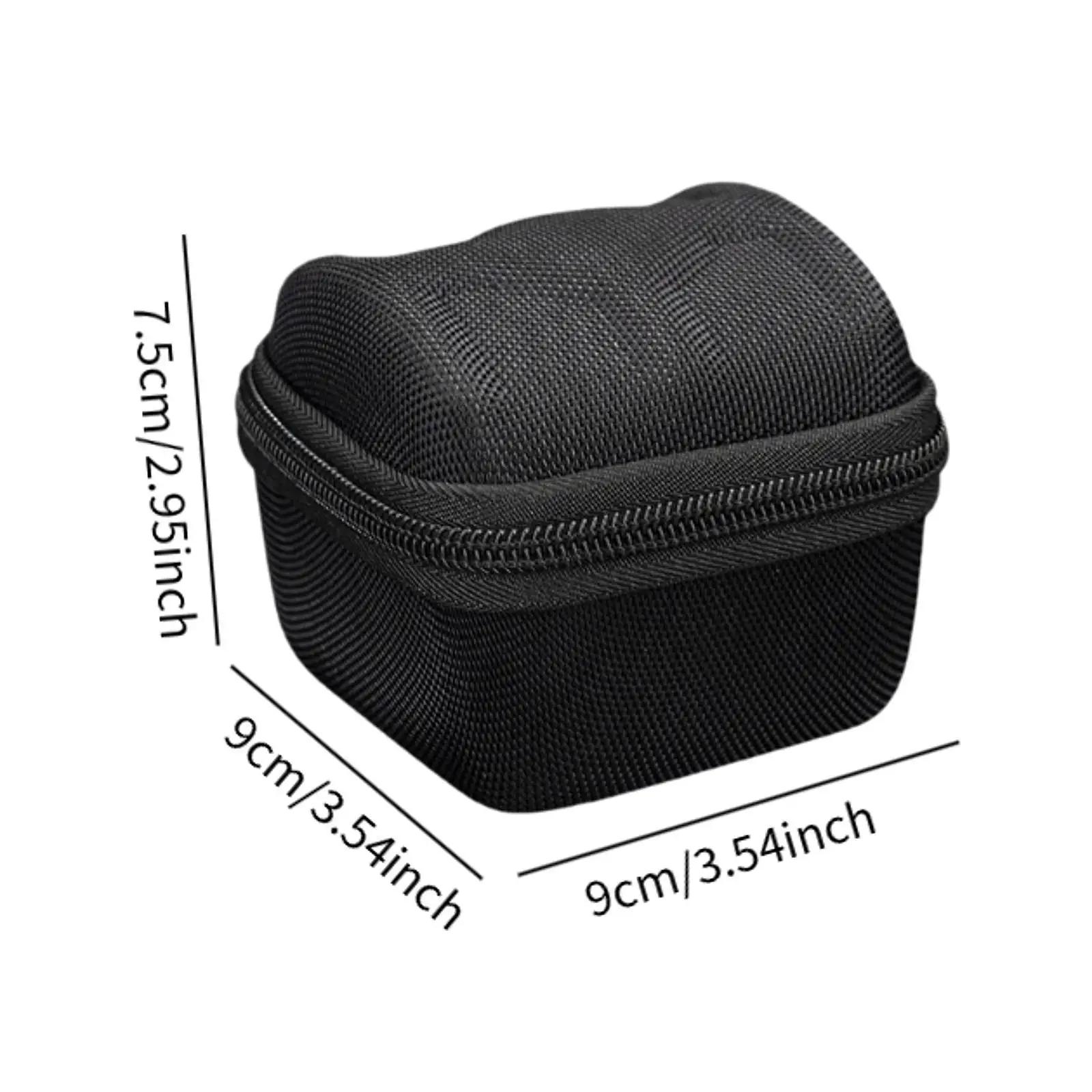 Watch Box with Soft Foam Pillows Tough Portable EVA Hard Shell with Zipper Anti-move Jewelry Storage Case for Travel Home Men