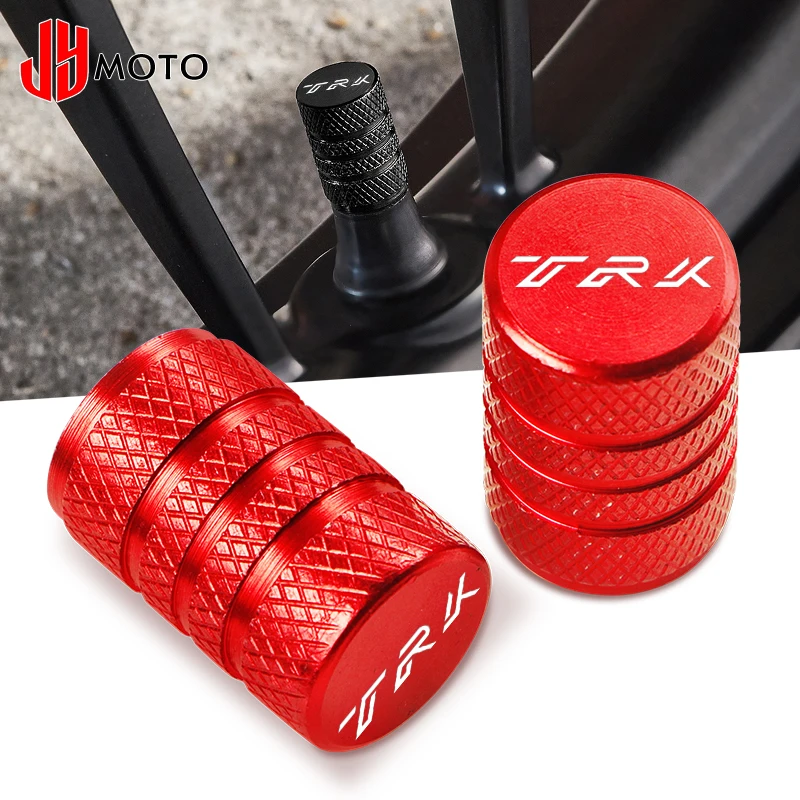 Tapas de vástago de válvula de neumático de rueda de aluminio CNC, cubiertas herméticas, accesorios de motocicleta para Benelli TRK 502 502X