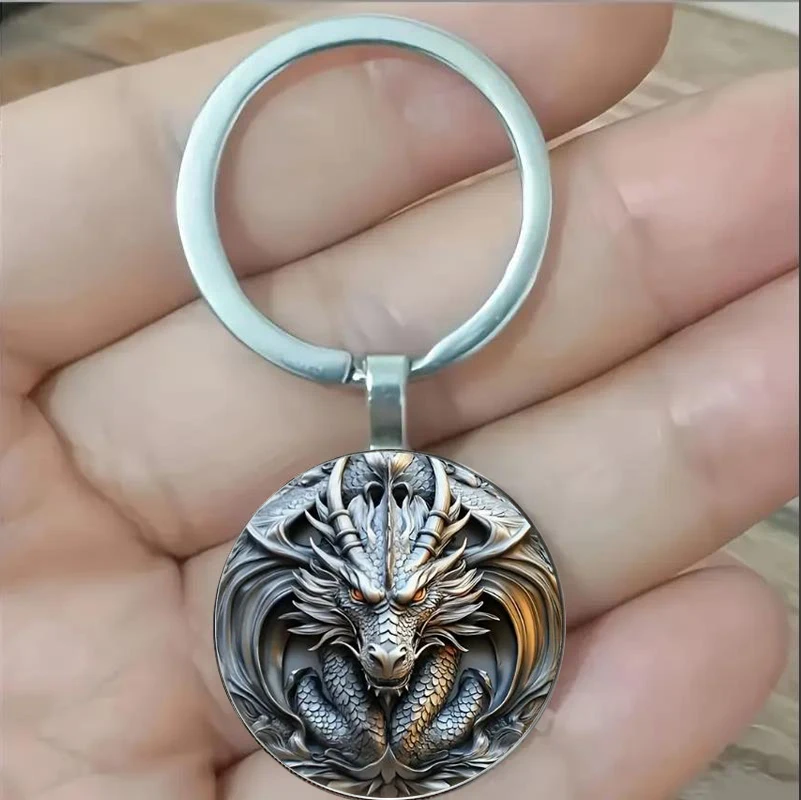 1-шт-брелок-с-узором-Могучий-дракон-древний-восьмиугольный-брелок-из-сплава-с-круглой-кольцевой-застежкой-для-аксессуаров-для-сумок-автомобильный-кулон-в