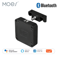 MOES Smart Lock Bluetooth Tuya-Compatible Keyless IC Card Unlock App Remote Control for Wood Cabinet Door Drawer Furniture