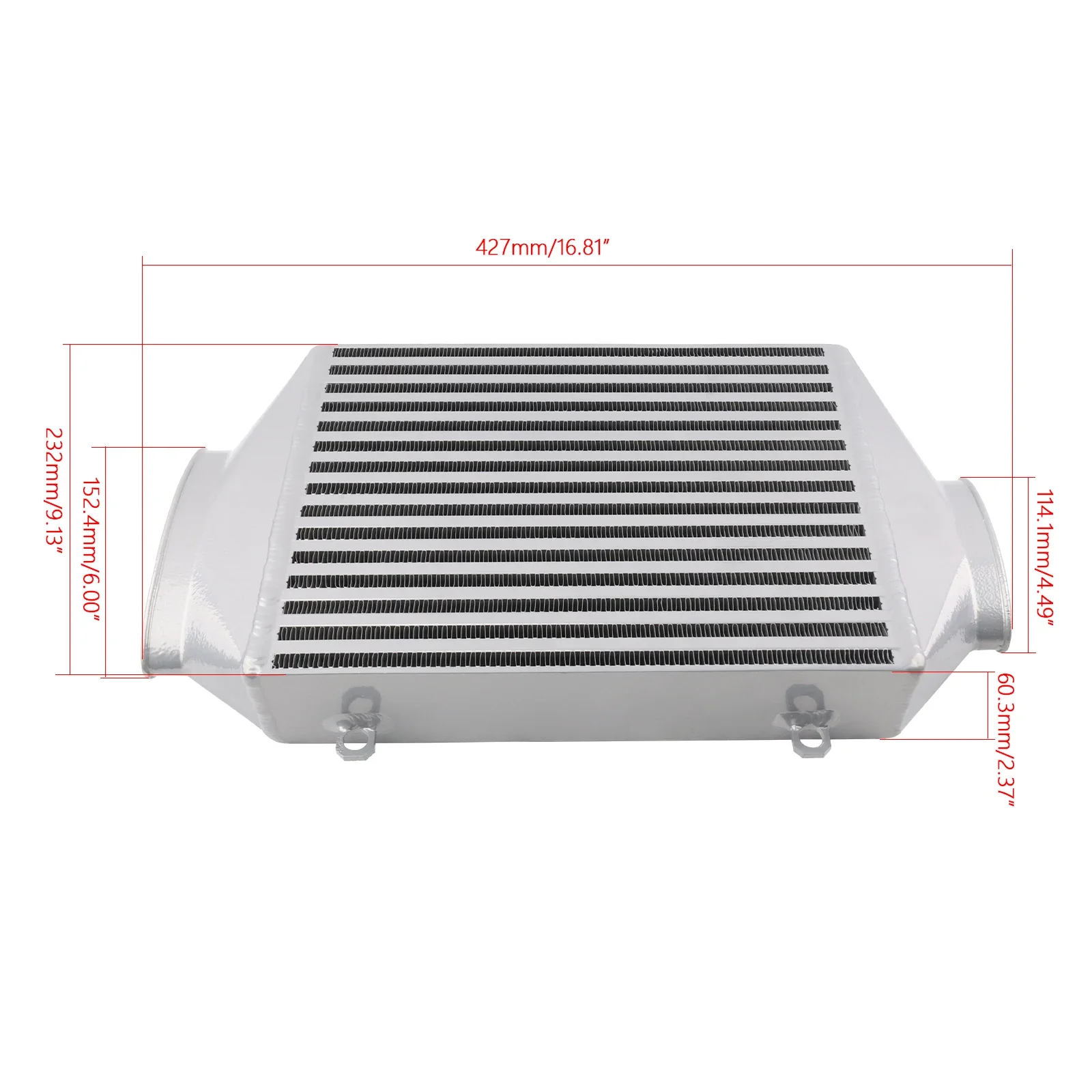 Performance Uprated Intercooler Top Mount for BMW Mini Cooper S R53 R52 2002-06 Supercharger 1.6L