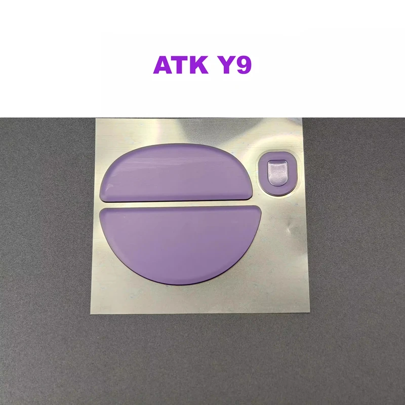 1 Set PTFE Anti-Collapse Arc-Edged Mouse Skate For ATK Dragonfly Y9 Ultimate ProMax Similar To Obsidian Air PH Mouse Feet Glides