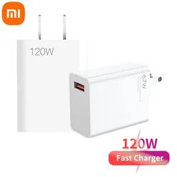 Xiaomi 120W Fast Charger Type C Quick Charge 3.0 USB Charger EU US Adapter For IPhone Samsung PD Phone Charger Fast Charging