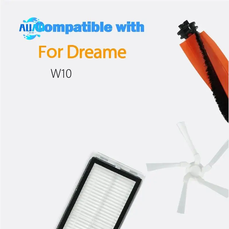 

Аксессуары AUAU, пригодные для комплектов пылесосов робота Dreame W10, запасные части, основная боковая щетка, фильтр Hepa