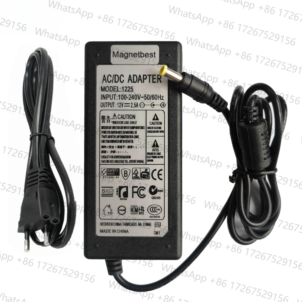 12V AC / DC Adapter Charger For Korg B1 B1BK B1WH B1SP 88-Key Digital Piano KA390 KA-390 KSAS0251200250O5 Power Supply Cord