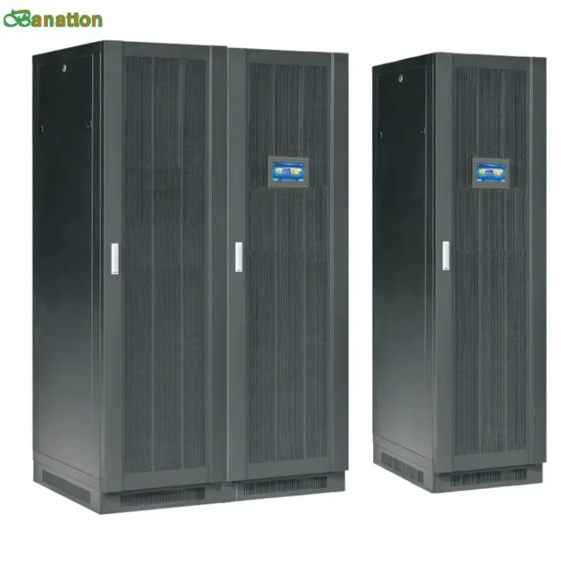 مصدر طاقة UPS عبر الإنترنت / UPS المعياري 20-300 كيلو فولت أمبير، مع وحدة UPS للتبديل السريع، وقابلية التوسع