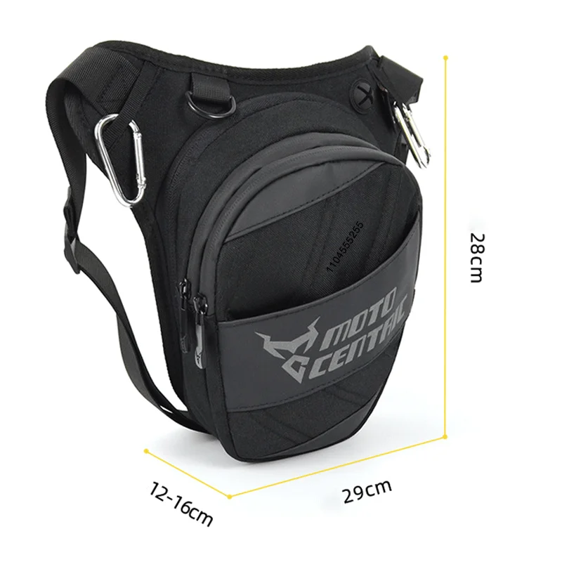 Motorcycle Fanny Pack Chest Waist Bag Waterproof Drop Leg Bag Adjustable Belt Universal Tools Storage Multi-functional Thigh Bag