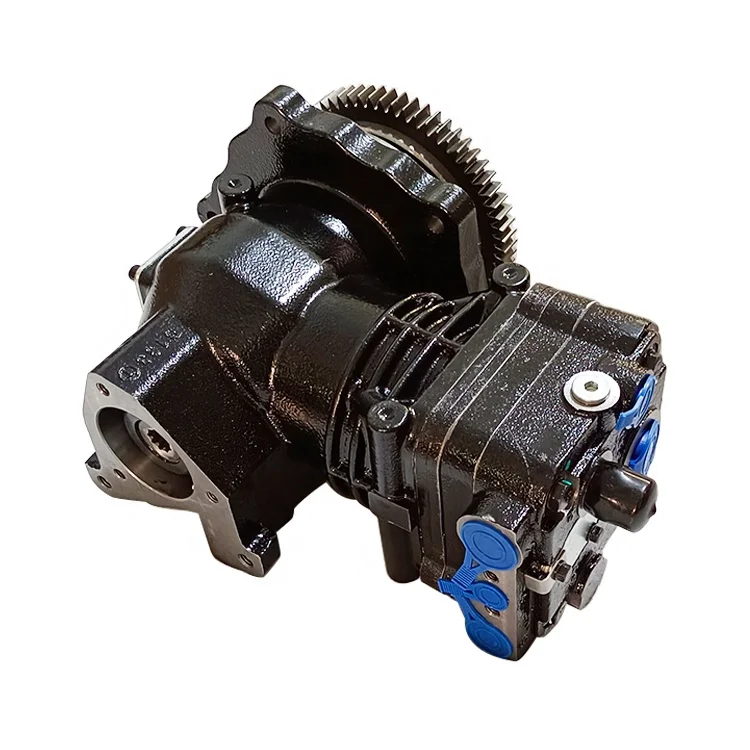 Machinery Engine Air Pump 5010824 5016614 Heavy Truck 133MM 14.0L Detroit Series 60 Air Brake Compressor 23535534