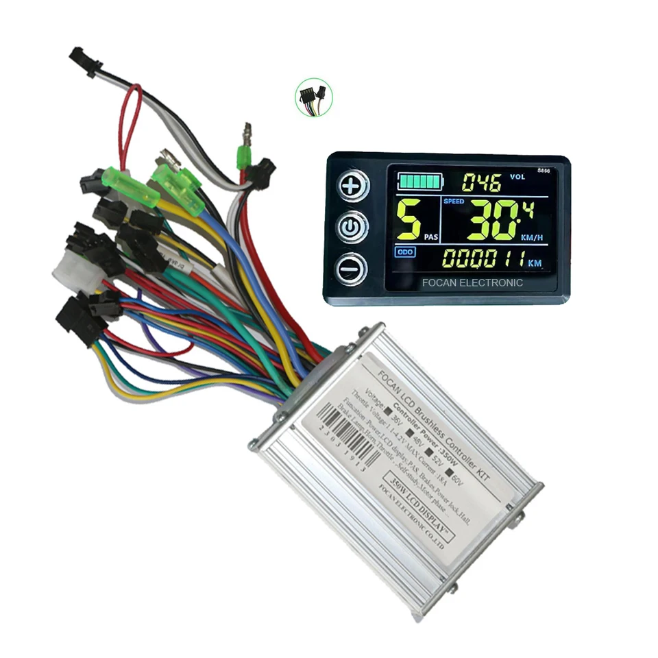 電動自転車用LCDディスプレイパネル,350W,18-24V,36V,48V,52V,60V