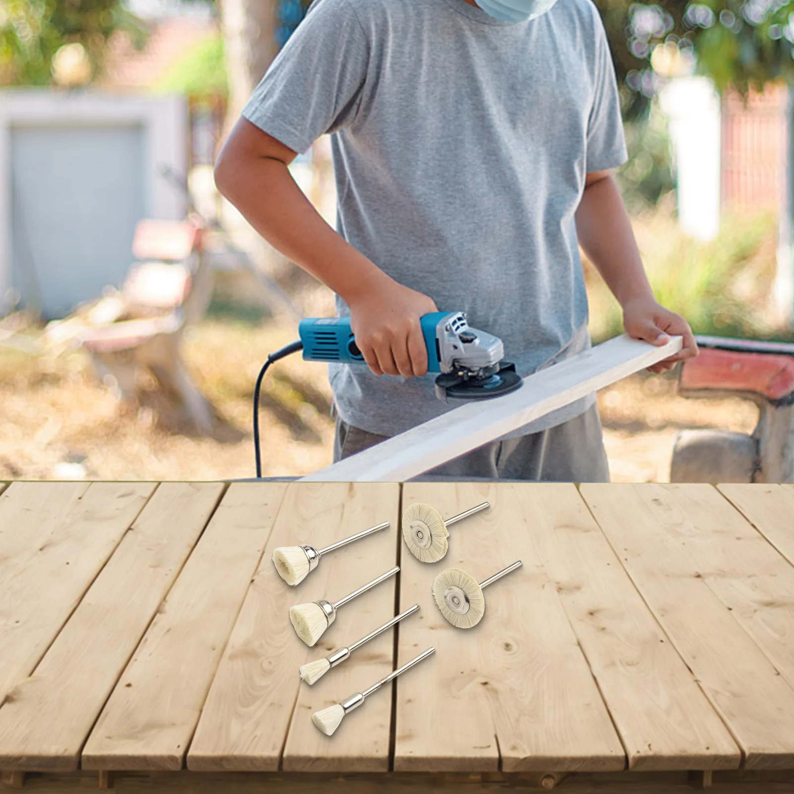 

Щетки для чистки, 6 шт., оборудование, 6 шт., стальная чашка, вращающийся абразив, 15-25 мм, 2,35 мм, для механической чистящей щетки