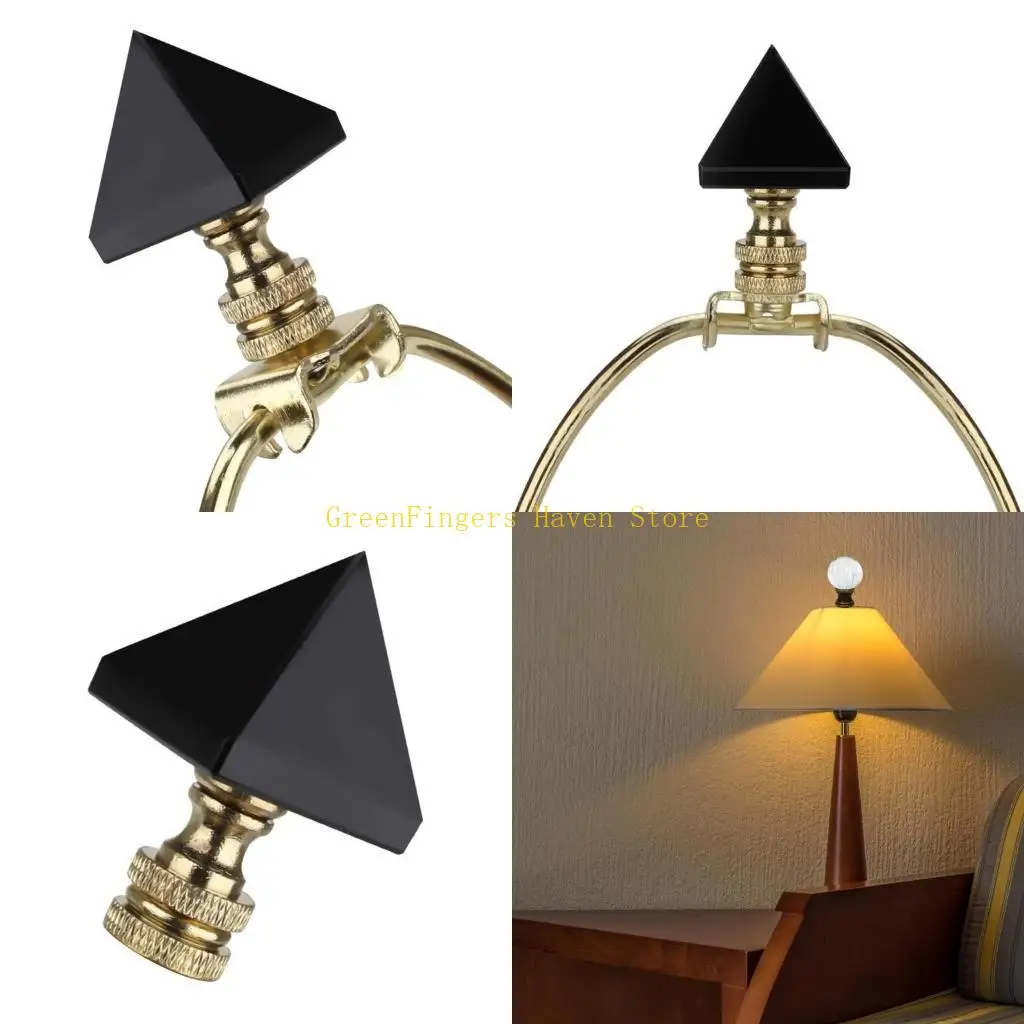 

F68D Lamp Finials Decorative Lamp Caps Lighting Hardware Brass Finial Floor Lamp Finial Knobs Suitable for Lamp Decorations