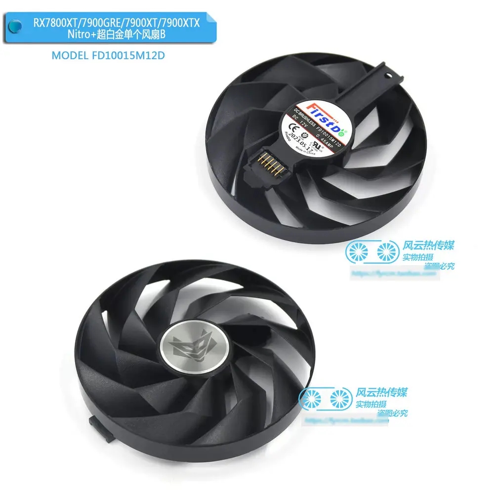 New Original Cooling Fans for SAPPHIRE RX7800XT RX7900GRE RX7900XTX Nitro+ Video Card