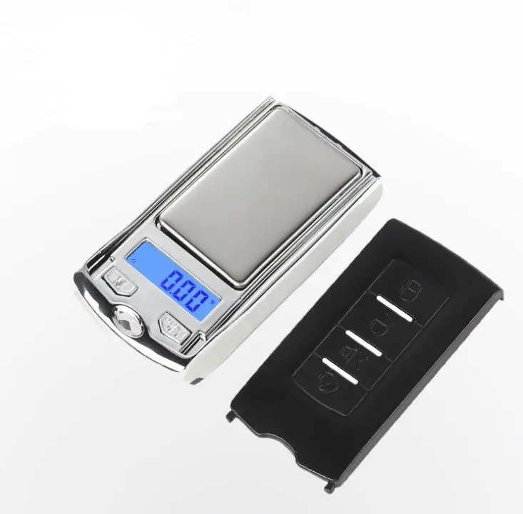 

100pcs Car Key design 200g x 0.01g Mini Electronic Digital Jewelry Scale Balance Pocket Gram LCD Display SN4521