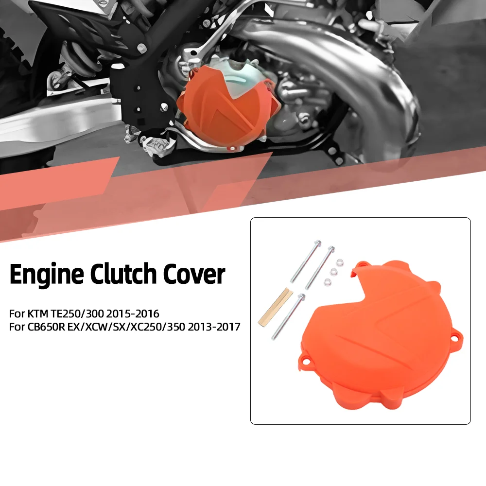 ل KTM SX XC EXC XCW 250 350 2013 2014 2015-2017 TE250 TE300 2015 2016 دراجة نارية حقيبة القابض غطاء حماية المحرك