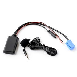 Samochód BT Adapter bezprzewodowy ABS samochód CD Stereo AUX interfejs muzyczny zasilacz dla Alfa Romeo 147 156 159 Brera Mito GT Giulietta