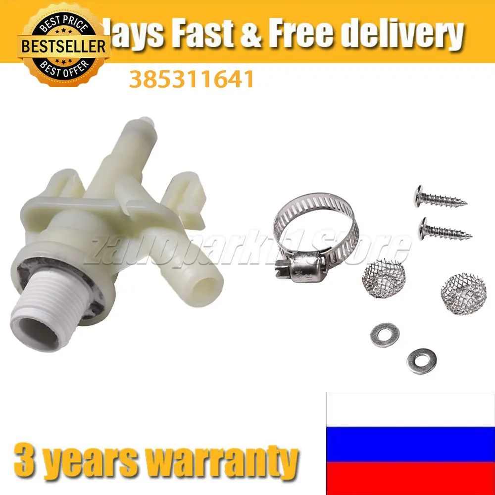 For Sealand Marine Toilet Replacement Durable Plastic Water Valve Kit For 300 310 320 Series 385311641