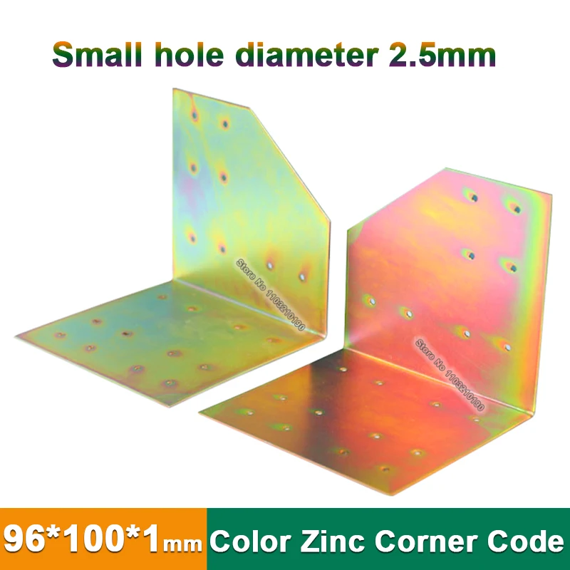 

Color Zinc Corner Bracket 90°Corner Code Right-Angle Furniture Connector Corner Wrap Table Chair Fixing Wood Board Bracket Parts