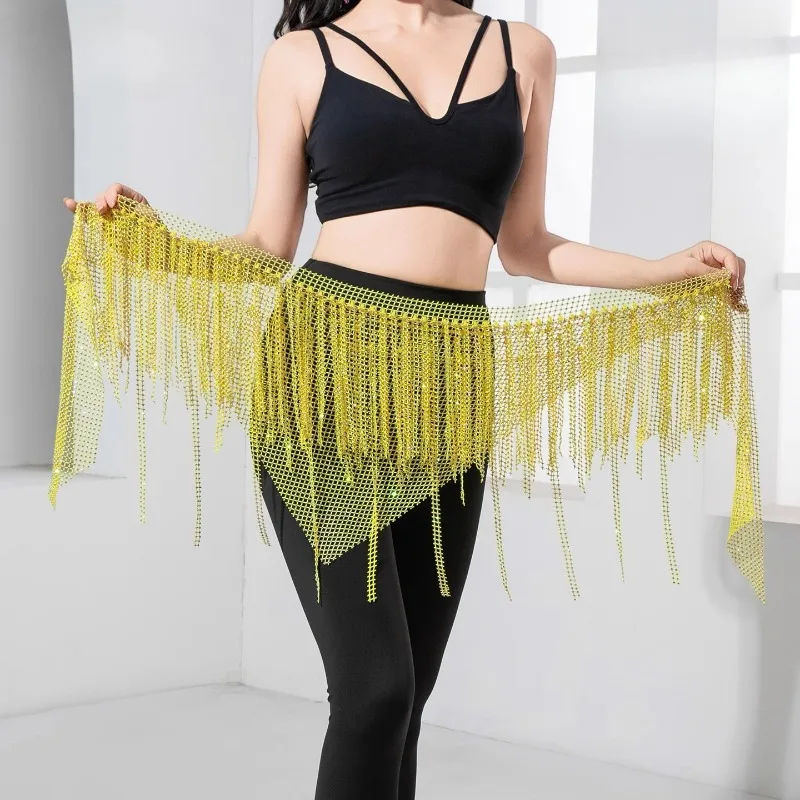 Cinto de dança do ventre personalizado, corrente de cintura, rede de pesca dinâmica, borla de diamante, cachecol de quadril, dança oriental, versátil, simi, cachecol de cintura