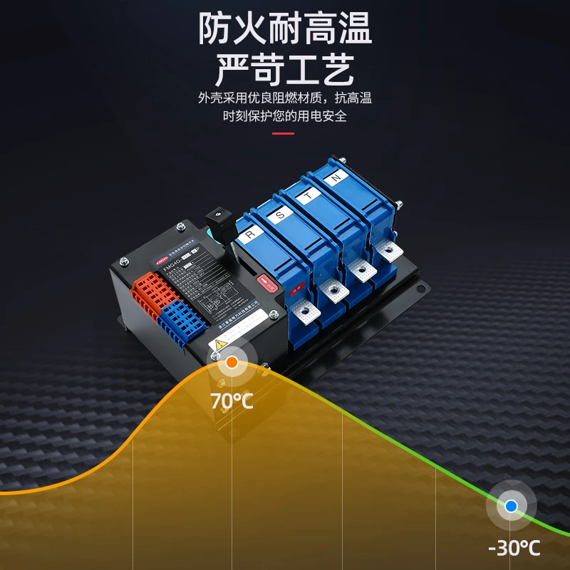 Автоматический контроллер переключателя передачи ATS смарт-генератора 125А для генератора