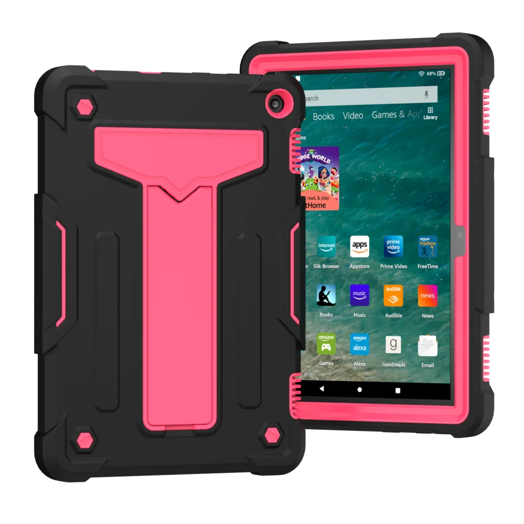 Etui do Amazon Fire HD 8 2020 10. generacji hybrydowa podpórka odporna na wstrząsy wbudowana funkcjonalna podpórka obudowa tabletu Capa