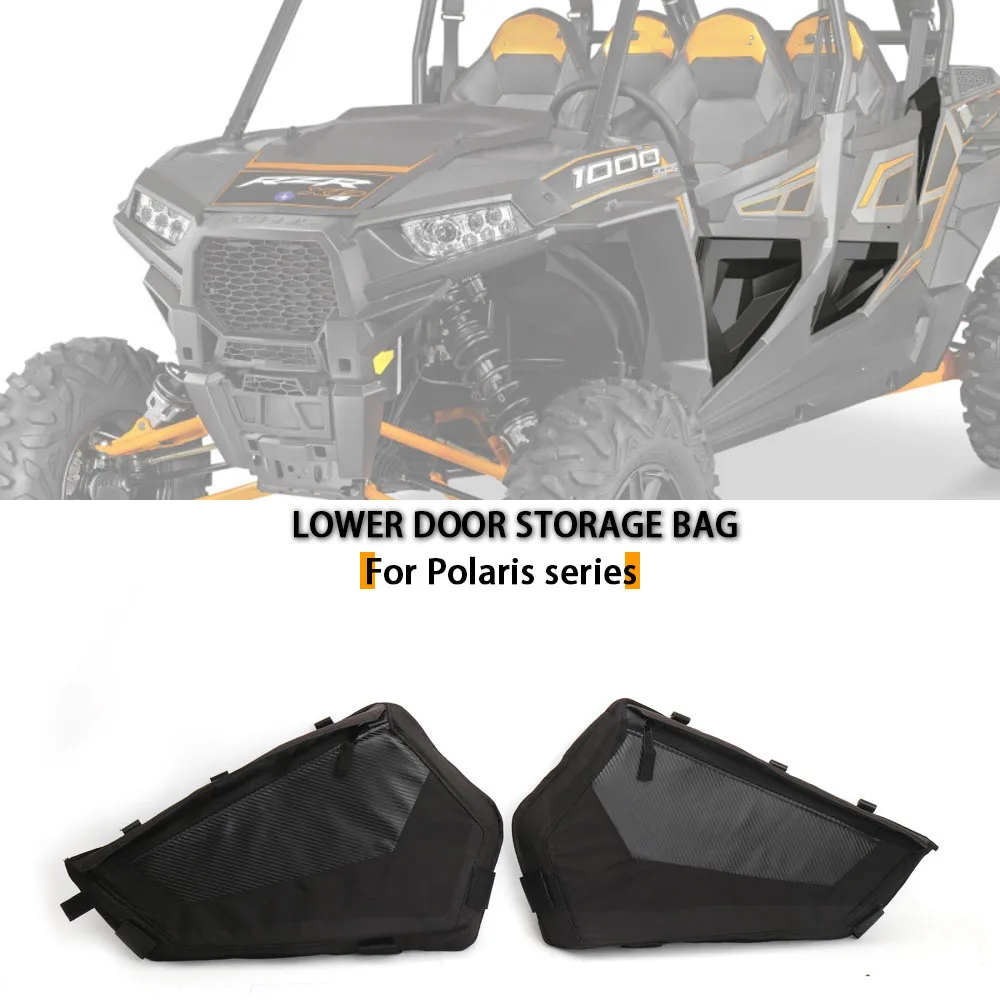 

UTV Storage Side Door Bags For Polaris RZR XP Turbo S For RZR XP 4 1000 Sport EPS Accessories Tool Bags Black Kit