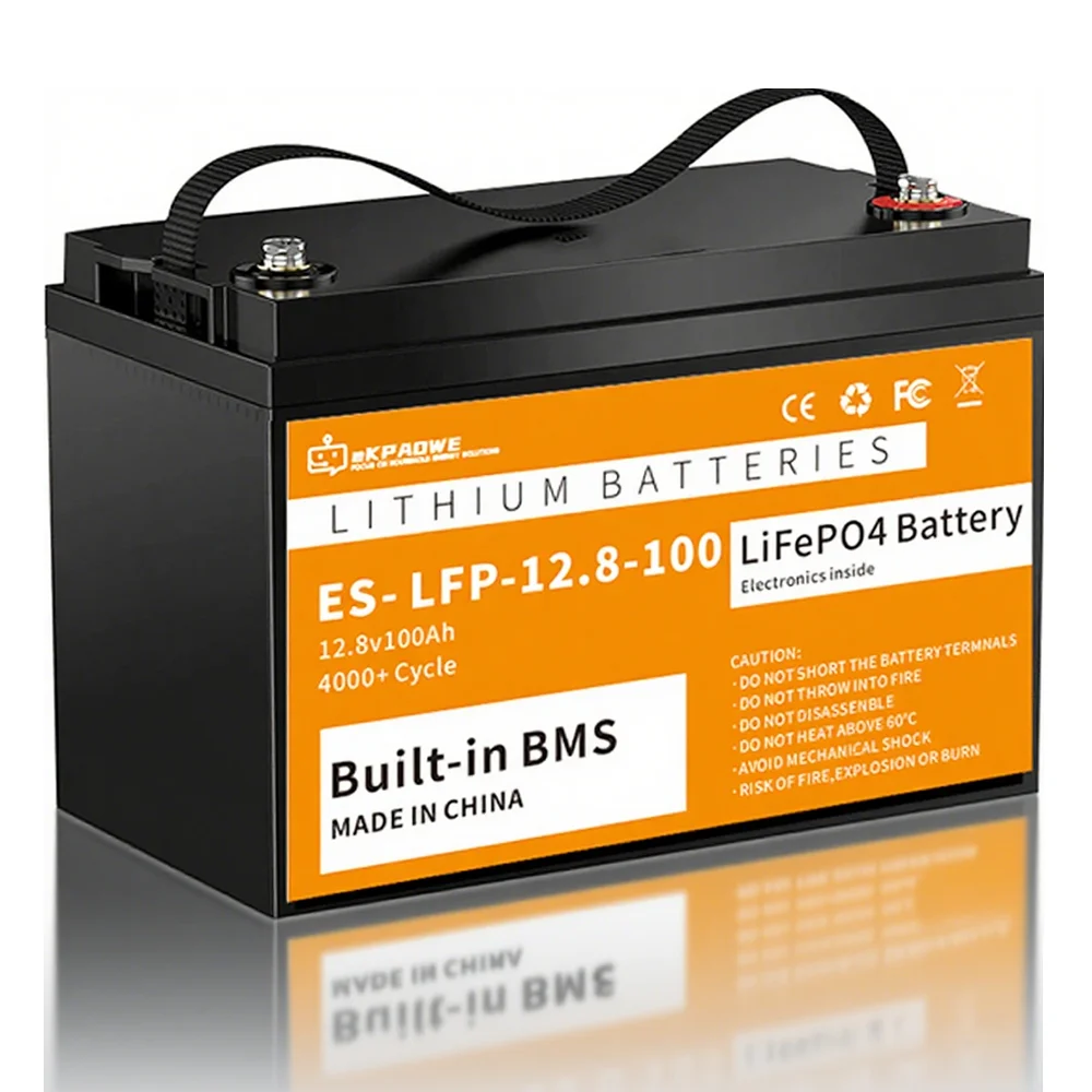New 12V 100Ah 24V 48V 50Ah 200Ah 300Ah LiFePo4 Battery Pack Lithium Iron Phosphate Batteries Built-in BMS RV Boat Home Use