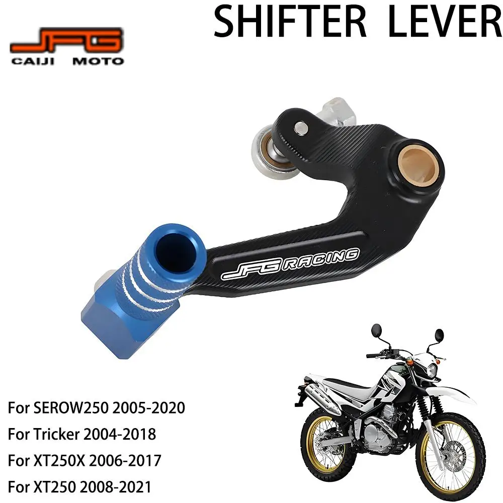 

Motorcycles CNC Shifter Pedal Lever Electric Dirt Bike Rear Foot Brake Peg Lever For YAMAHA XT250 XT250X 06-17 SEROW250 TRICKER