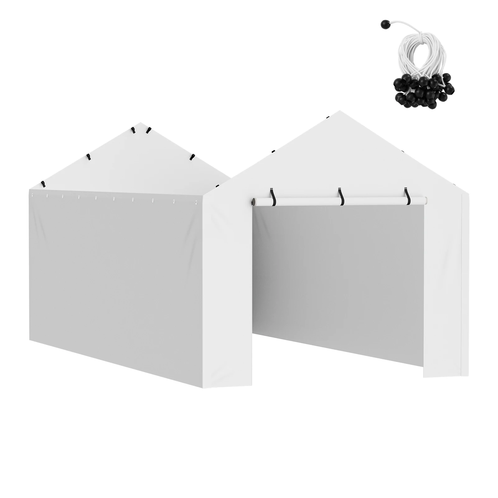 

SucceBuy Carport Replacement Garage Tent Shelter Tarp Heavy-Duty Waterproof & UV Protected.