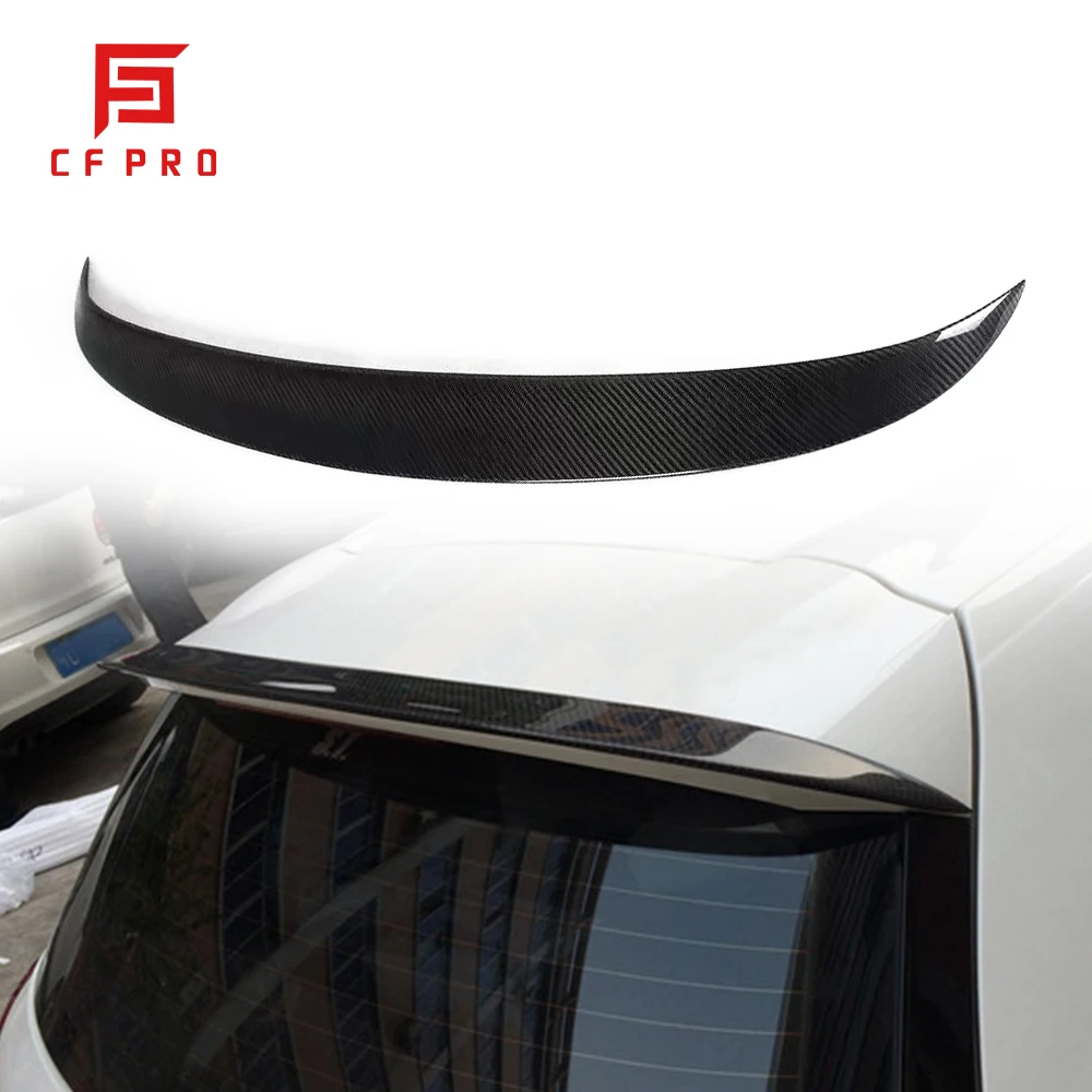 Carbon Fiber Car Rear Roof Spoiler Wing For VW Volkswagen Scirocco R Car Rear Trunk Roof Wing Spoiler Lip Accessories