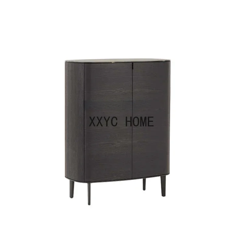 

Modern Minimalist Side Cabinet Storage Living Room and Kitchen Storage Marble Sideboard Cabinet