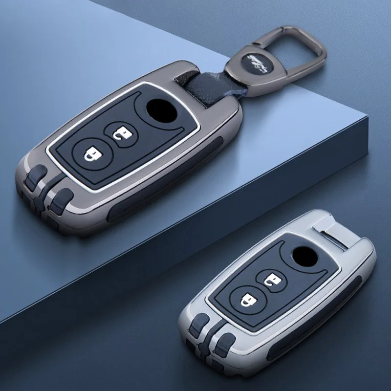 Car Key Case Fob for Suzuki Grand Vitara Swift SX4 Escudo Accessories Keychain Remote Protection Cover Shell Housing Ring Holder