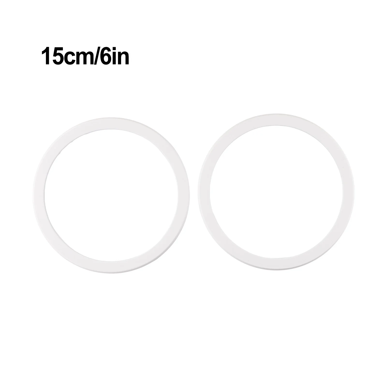 Pipe Snap Ring Exhaust Hose Connector Air Conditioning 18cm 2pcs Exhaust Hose Connector Pipe Snap Ring White None